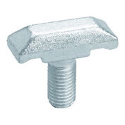 Vis à tête crochet HS 50/30 4.6 galZn M16x 80