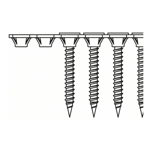 Vis à cloison sèche Bosch à filetage fin S-F, diamètre 3,9 mm