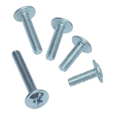 Vis de poignée de meuble Hettich L.24mm à double renfoncement transversal