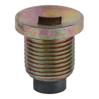Vis de vidange, carré 4 pans 8mm, M18x1,5x22mm, pack de 10