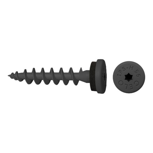 CELO Vis pour panneau isolant IPS-H 55 Traffic noir 8 mm 55 mm