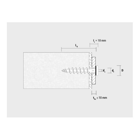 CELO Vis pour panneau isolant IPS-H 55 Traffic noir 8 mm 55 mm
