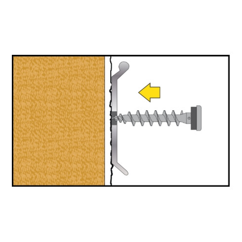 CELO Vis pour panneau isolant IPS-H 55 Traffic noir 8 mm 55 mm