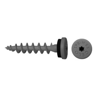 CELO Vis à plaque isolante IPS-H 55 noir trafic 8 mm 55 mm