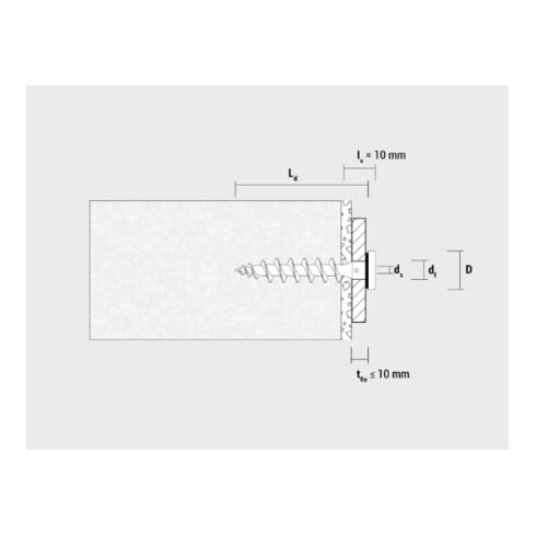 CELO Vis pour panneau isolant IPS-H 55 Traffic noir 8 mm 55 mm