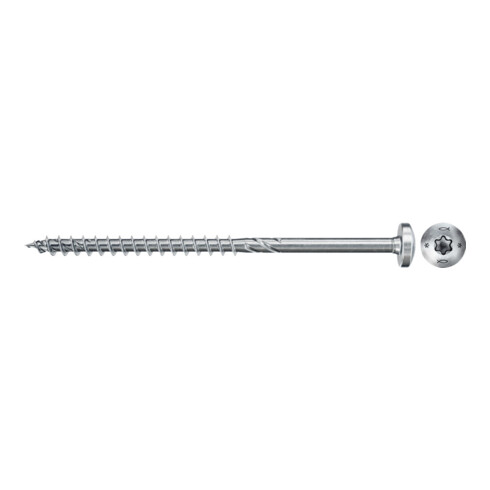 Vis pour panneaux agglomérés fischer Power-Fast II 6,0x80 PH blvz TG TX 50