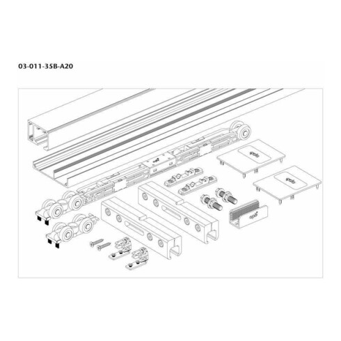 Vis W 1T 2050mm "47" 79mm SET