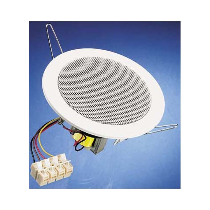 Visaton Haut-parleur encastrable plafond 10 cm RAL9010 DL 10 - 100V