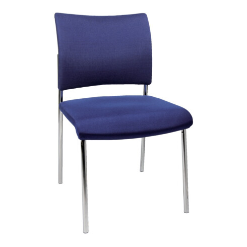 Visiteur Chaise Visit10 avec rembourrage, bleu