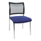 Visiteur Chaise Visit10 avec rembourrage/filet, bleu-1