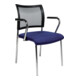 Visiteur Chaise Visit10 avec rembourrage/filet, bleu-2