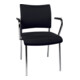 Visiteur Chaise Visit10 avec rembourrage, noir-3