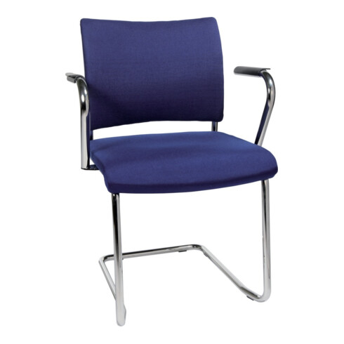 Visiteur Chaise Visit20 avec rembourrage, bleu