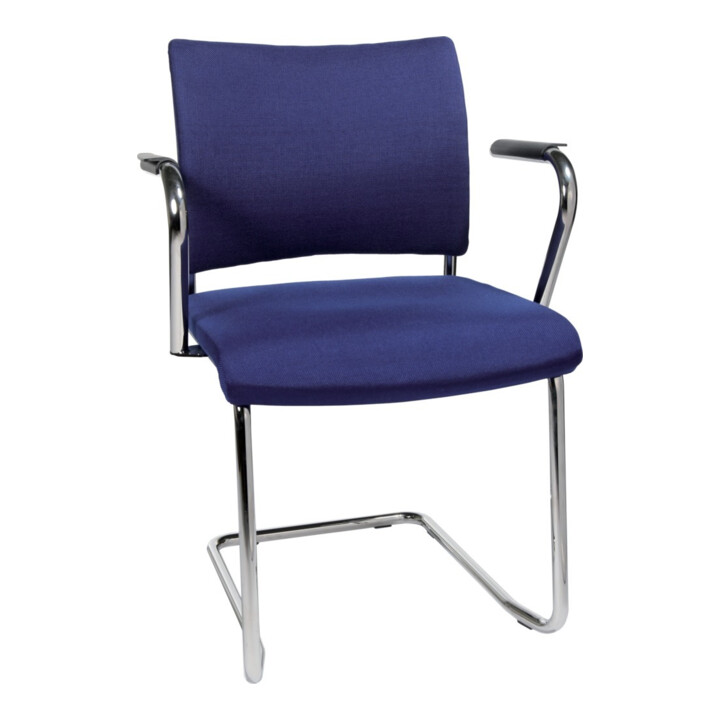 Visiteur Chaise Visit20 avec rembourrage, bleu