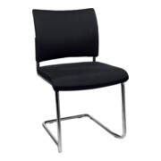 Visiteur Chaise Visit20 avec rembourrage, noir