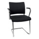 Visiteur Chaise Visit20 avec rembourrage, noir-3