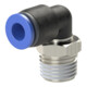 Vissage enfichable L R 1/4 po. 13,16 mm D. tuyau ext. 4 mm RIEGLER