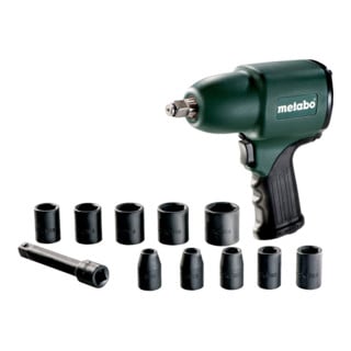 Visseuse à choc à air comprimé DSSW 360 Set 1/2" metabo, Coffret