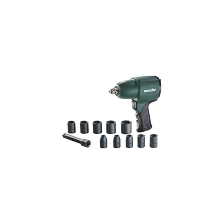 Visseuse à choc à air comprimé DSSW 360 Set 1/2" metabo, Coffret