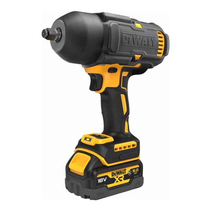 Set DeWalt Clé à chocs sans fil 18 V / 5 Ah + Set de clés à douille 17 pièces à chocs - DT7506-QZ