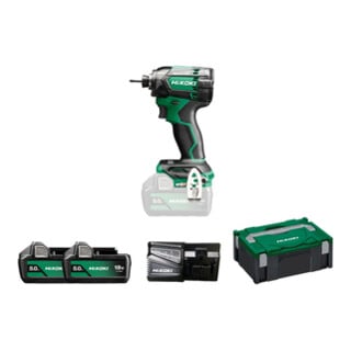 Visseuse à choc sans fil HiKOKI (1/4") 18V WH18DC (5,0 Ah) (HSC II)