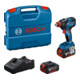 Visseuse à chocs/boulonneuse sans fil GDX 18V-200 Bosch avec 2x batteries GBA 18V 4.0Ah dans L-Case-1
