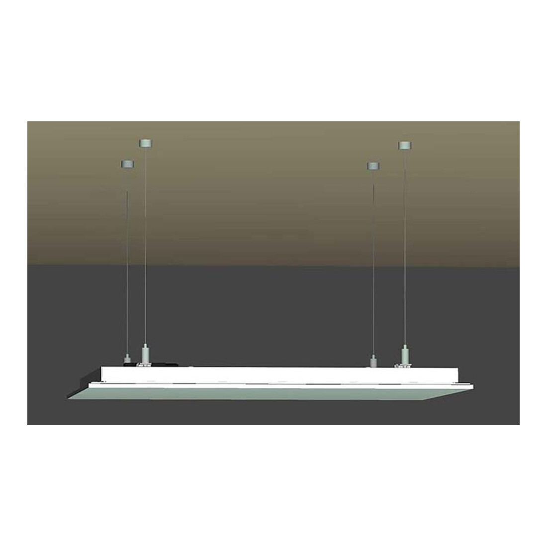 Vitramo Éléments chauffants plafond 1243x618x26mm VH12462