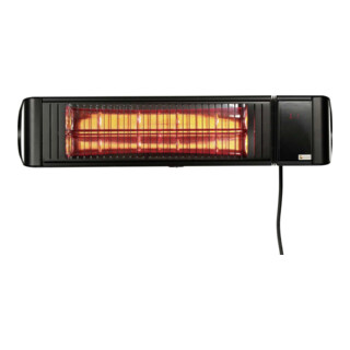 Vitramo Radiateur infrarouge 2000W noir VC-EH2000S