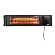 Vitramo Radiateur infrarouge 2000W noir VC-EH2000S-1