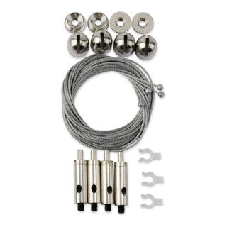 vitramo Suspension par câble Série VH VZS-VH 1500 mm Set 4x