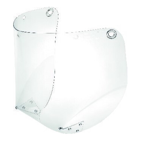 Vitre de protection claire, PC, 450x200x1mm