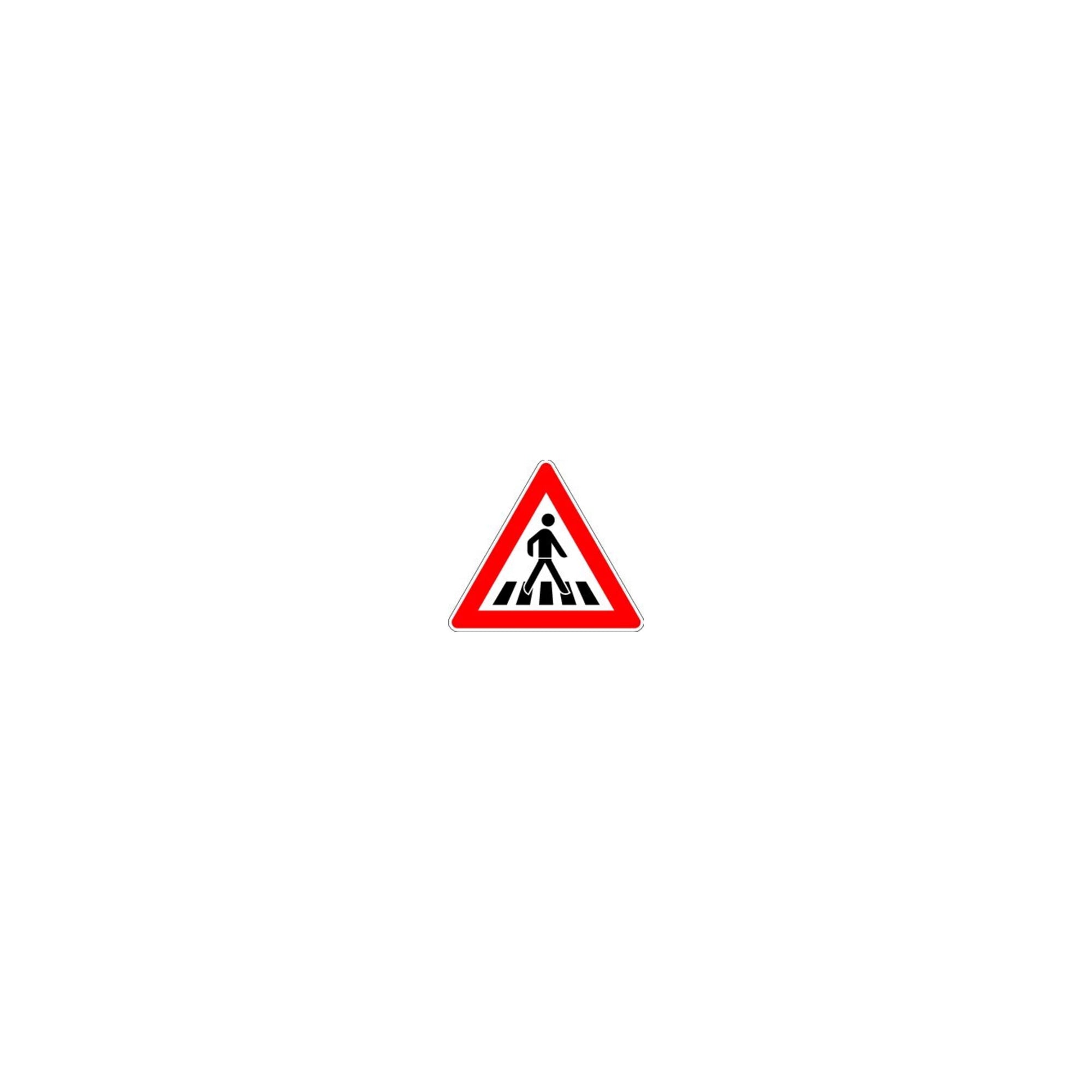 VKZ.101-11 Dreieck 900mm Fußgängerüberweg, rechts RAL-Gütezeichen Folie RA1 ; ADCO