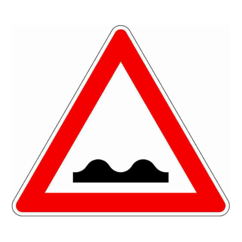 VKZ.112 Triangle 900 mm RAL2 chaussée inégale