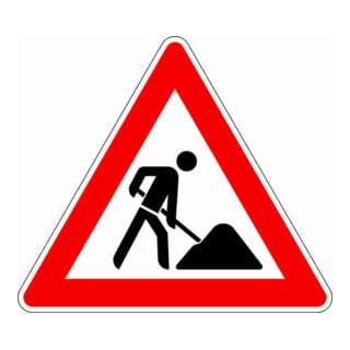 VKZ.123 Triangle 900mm RAL2 Chantier