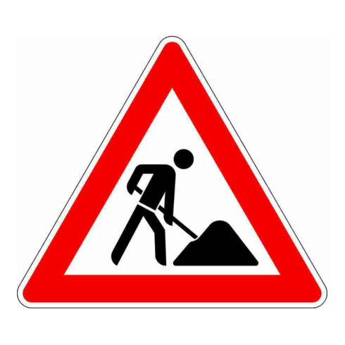 VKZ.123 Triangle 900mm RAL2 Chantier