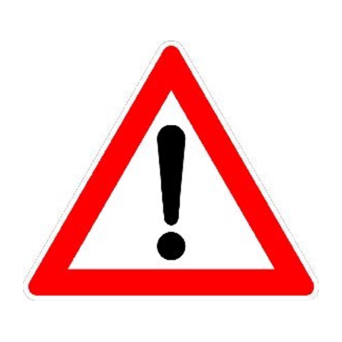VKZ.125 Triangle 900 mm circulation alternée RAL label film RA2