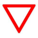 VKZ.205 Triangle 900 mm Cédez le passage Autocollant RA2 avec label RAL-1