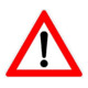 VKZ.205 Triangle 900 mm Cédez le passage Autocollant RA2 avec label RAL-3