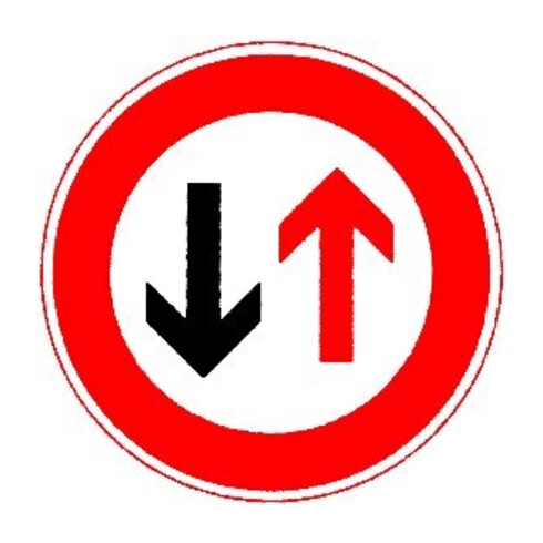 VKZ.237 Ronde 600mm Piste Cyclable Signalisation RAL Folie RA2