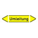 VKZ.36, 1400x350mm Umleitung + Wechselspitze RAL-Gütezeichen Folie RA2-1