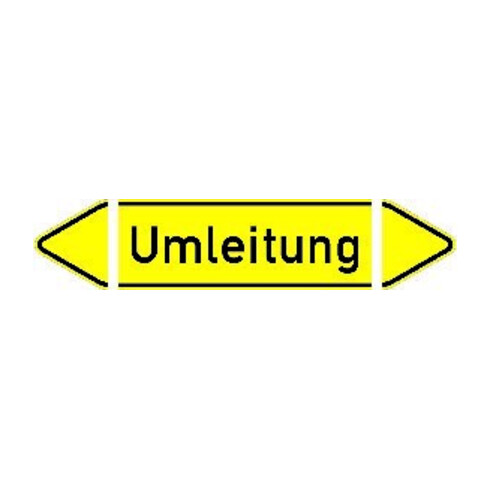 VKZ.36, 1400x350mm Umleitung + Wechselspitze RAL-Gütezeichen Folie RA2