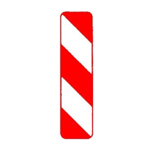 VKZ.605-20, 1000x250mm Balise de guidage direction droite Film RA2 avec label qualité RAL
