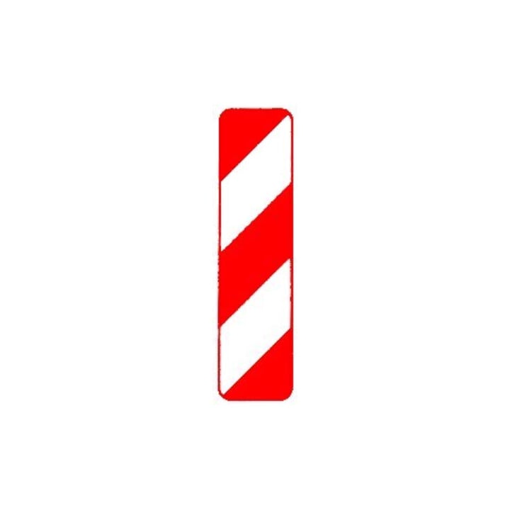 VKZ.605-40, 1000x250mm Balises de signalisation double face, film RA1, label qualité RAL