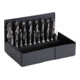 VÖLKEL Jeu de forets hélicoïdaux HSS 1-10mm 19 pièces