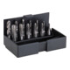 VÖLKEL Set d'embouts tarauds M3-M10 + foret hélicoïdal + porte-embout