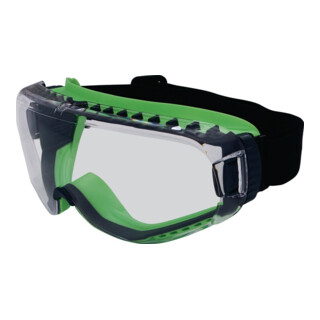 Vollsichtbrille T-Spex 8114 EN 166 EN 170 Rahmen schwarz/grün,Scheibe klar