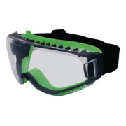 Vollsichtbrille T-Spex 8114 EN 166 EN 170 Rahmen schwarz/grün,Scheibe klar