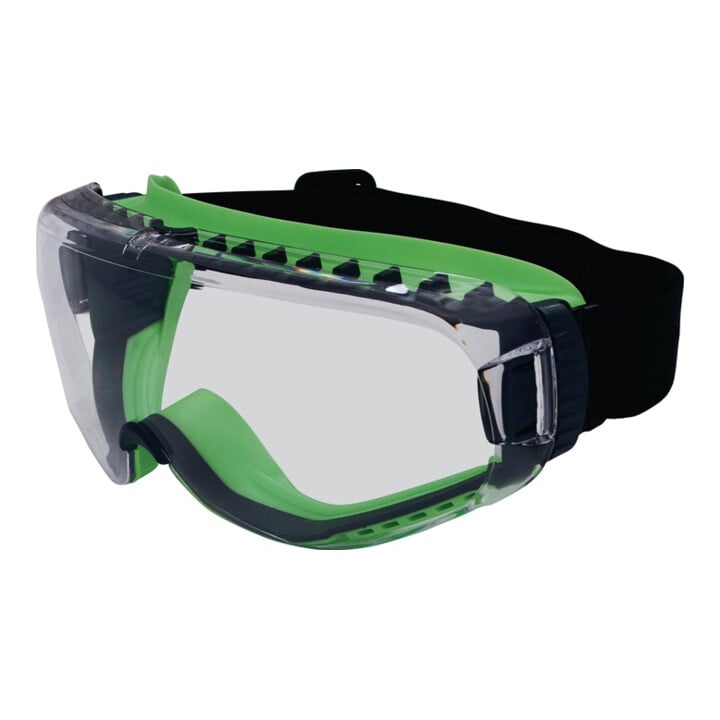Vollsichtbrille T-Spex 8114 EN 166 EN 170 Rahmen schwarz/grün,Scheibe klar