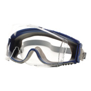 Vollsichtschutzbrille MaxxPro EN 166,EN 170 Rahmen blau/grau,Scheiben klar PC