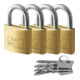 Burg-Wächter Vorhangschloss Set Quadro-1